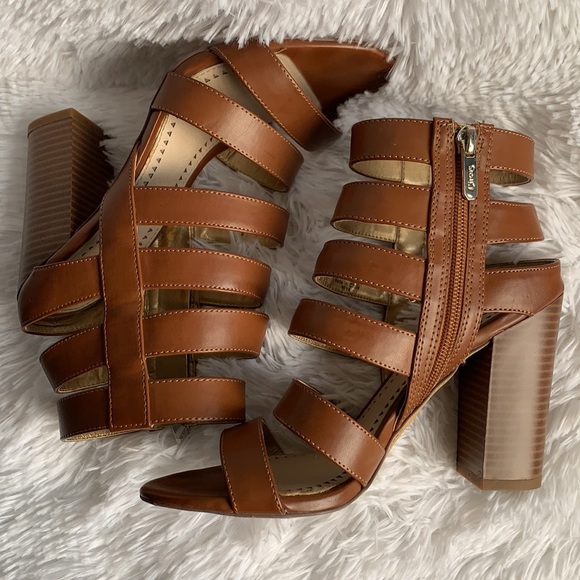 Circus by Sam Edelman Strappy Side Zip Block Heel - Picture 2 of 8